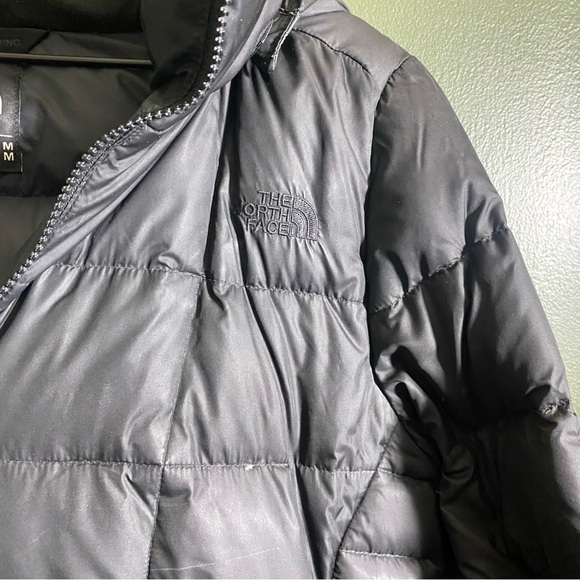 The North Face Puffer Coat Women's Medium Mid Length Goose Down - Picture 6 of 8